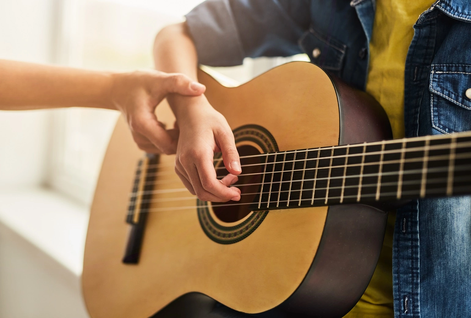 Learning a store guitar