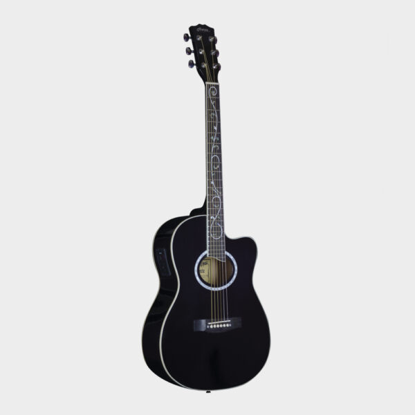 Hertz HZA-3901ET Acoustic Guitar - Black