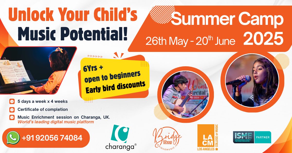 Bridge Music Summer Camp Banner